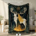 Glass Throne Comfortable Flannel Blanket, Book Lover Decorative Throw Blanket, Soft Flannel Material, Perfect For Sofa Bed Chair Dorm Decoration, Soft Blankets