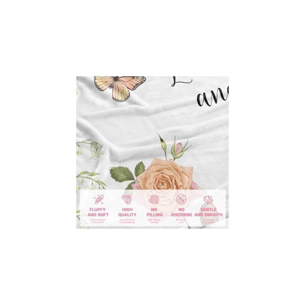 Christian Gifts for Women Faith, Inspirational/Religious/Spiritual Gifts for Adults, Soft Throw Blankets for Women/Men, Personalized Blankets for Adults 40"x 50"