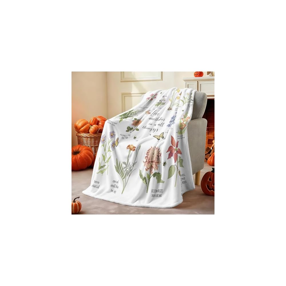 Christian Gifts for Women Faith, Inspirational/Religious/Spiritual Gifts for Adults, Soft Throw Blankets for Women/Men, Personalized Blankets for Adults 40"x 50"