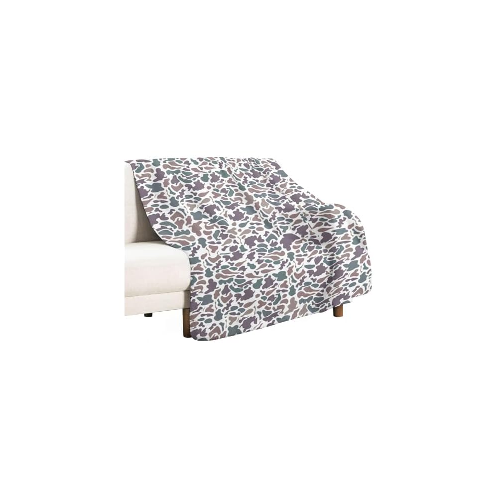 Camo Blanket Super Soft Cozy Flannel Camouflage Throw Blankets