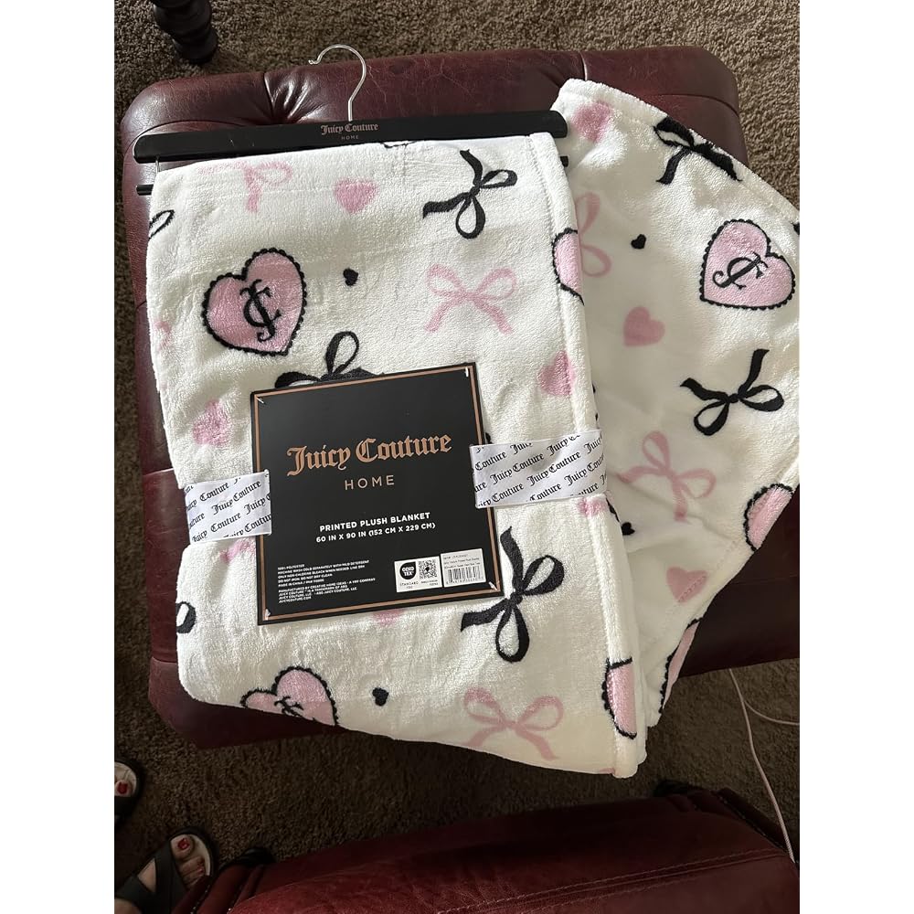 60" x 90" Oversized Plush Throw Blanket, Leopard Pink Designer Bed Blanket